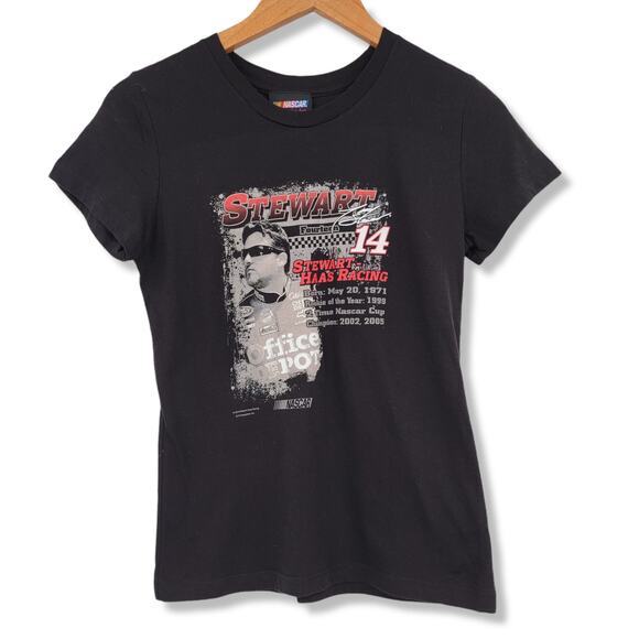 NEW NASCAR for Her Tony Stewart Haas‎ Racing Graphic T-Shirt Size Small - Picture 1 of 9